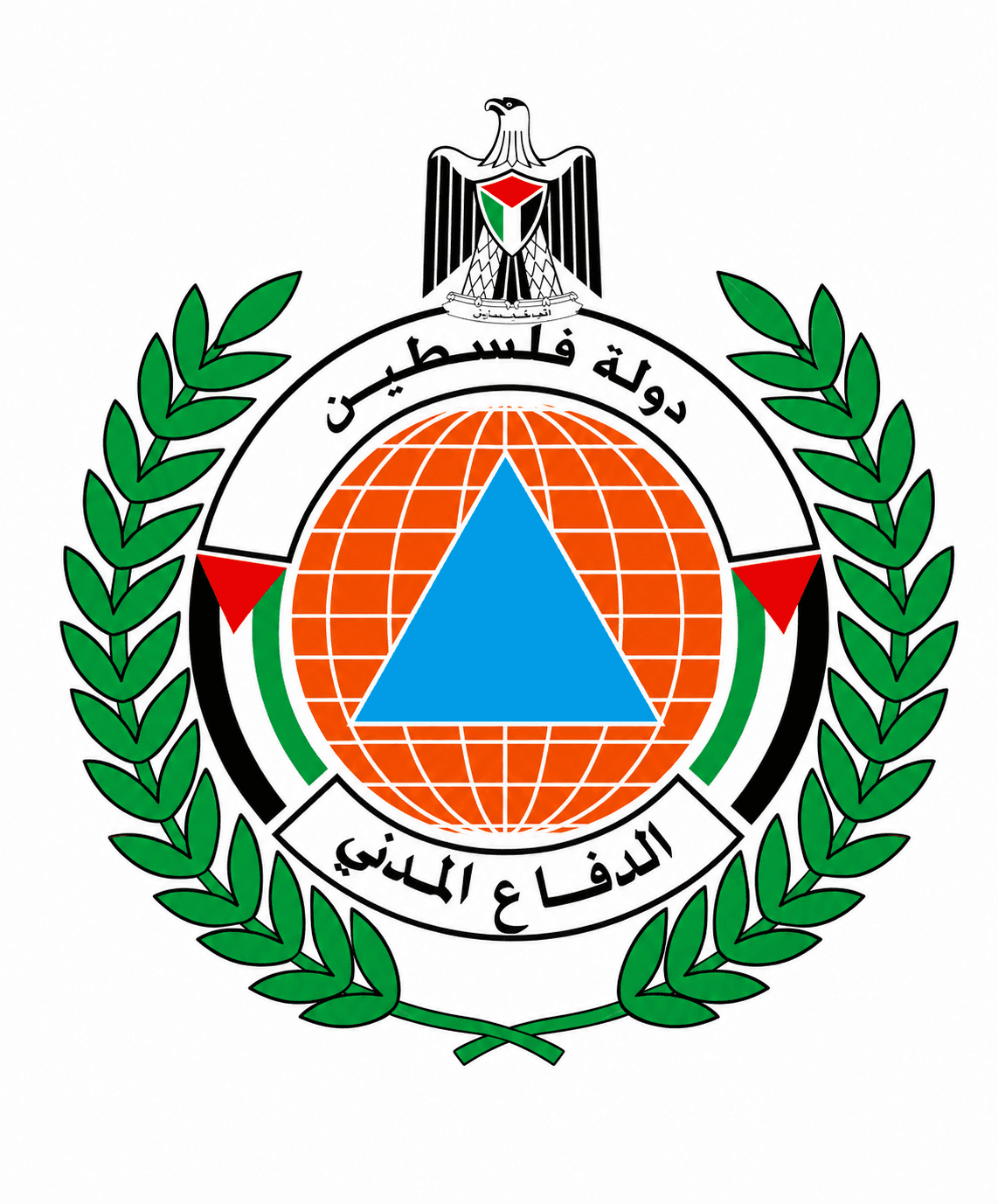 Palestinian Civil Defense logo